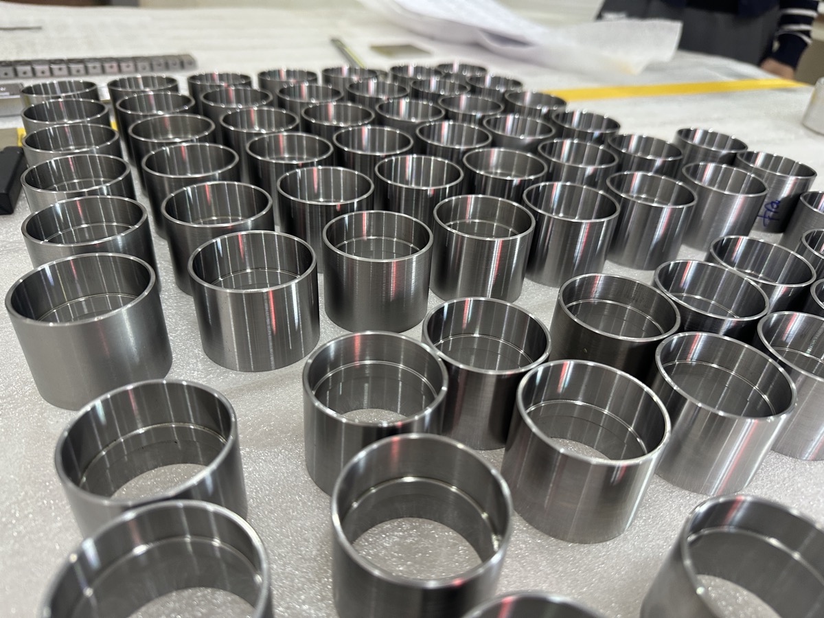 SS 303 precision sleeve rings turning batch concentricity